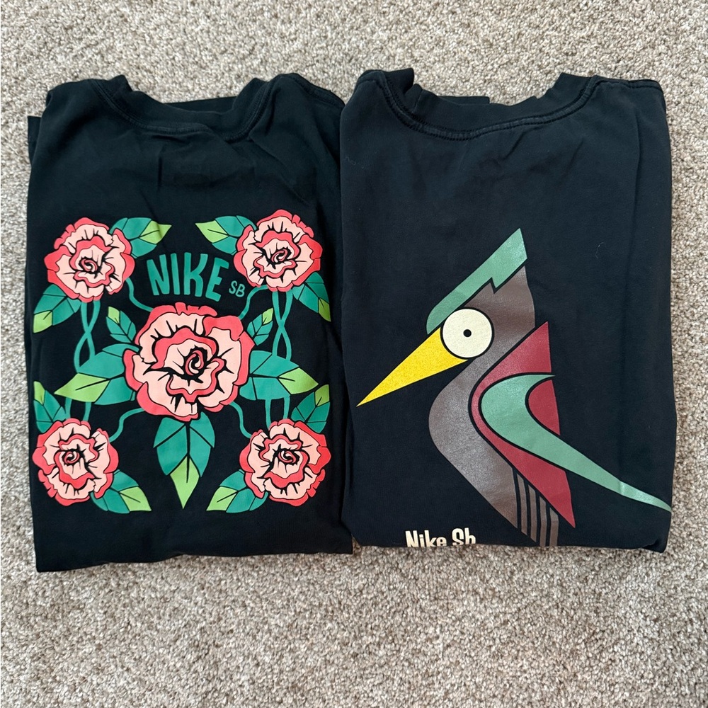 Nike SB Men’s Graphic Tee Shirt Bundle (2) LARGE